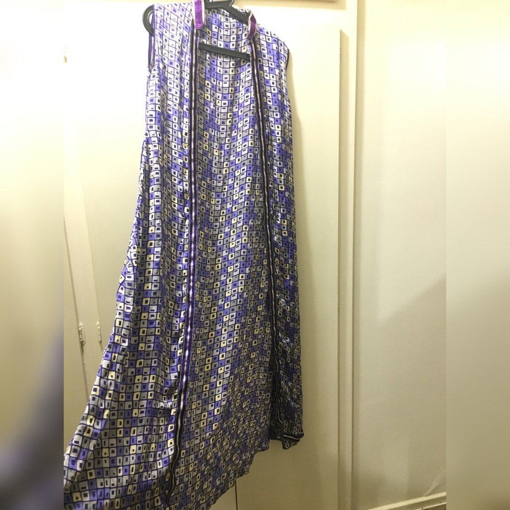 Silk gown